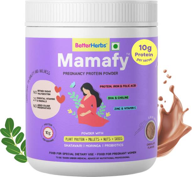 better herbs Mamafy Mother's Nutritional Pregnancy Protein Powder | Chocolate Flavour