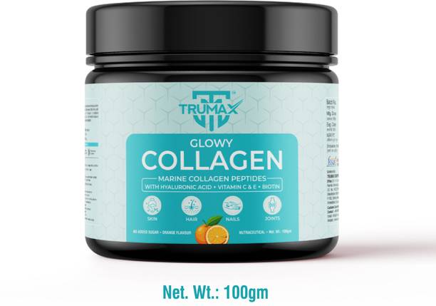 TRUMAX Glowy Marine Collagen Supplement Type 1&3 | For Healthy Skin, Hair & Bone