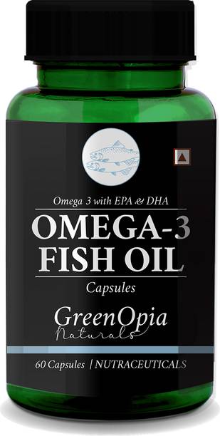 GreenOpia Omega-3 Fish Oil Capsules, 500 Mg