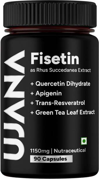UJANA Fisetin Capsules with Quercetin Dihydrate, Apigenin & Green Tea Leaf Extract