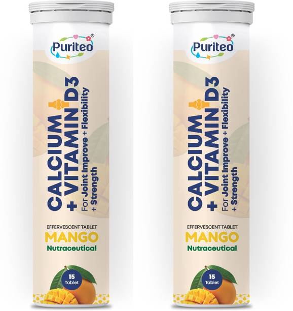 puriteo CALCIUM + VITAMIN D3 EFFERVESCENT MANGO _02