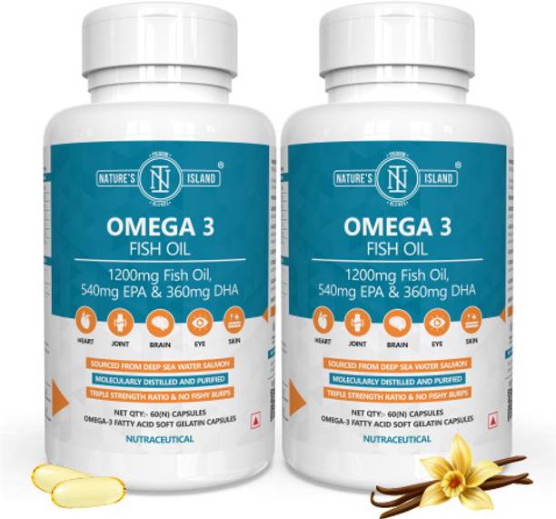 Nature's island Triple Stength Omega 3 Fish Oil for men and women