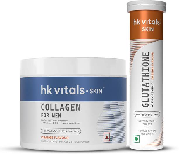 HEALTHKART hk vitals Marine Collagen for Men Supplement with Biotin & Glutathione