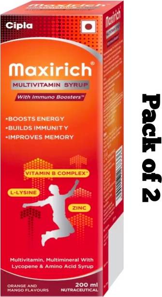 Maxirich Multivitamin syrup boost immunity power house of vitamins and minerals