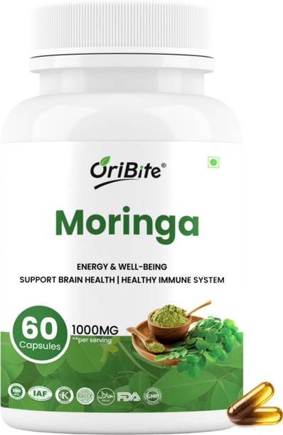 Oribite Moringa Capsules for Energy, Brain Health (60 PCS)