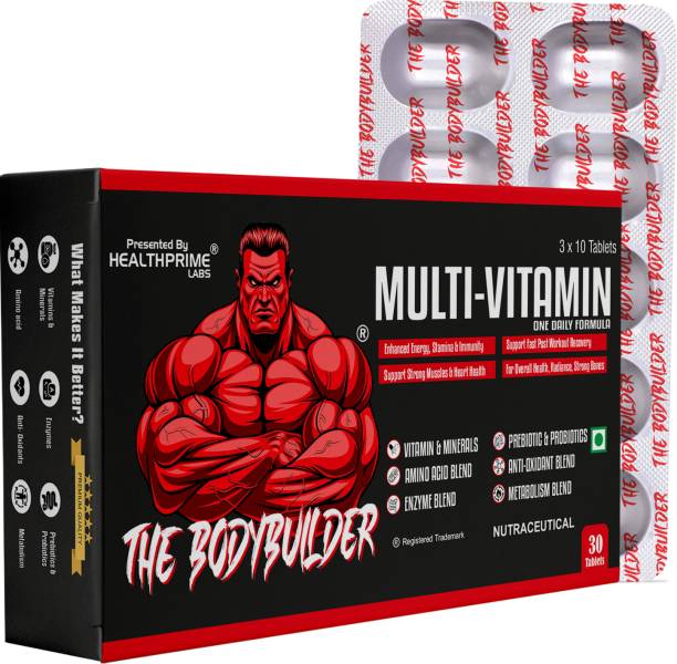 HEALTHPRIME LABS The Bodybuilder Multivitamin with 44 Ingredients & 7 Blends for Overall Health