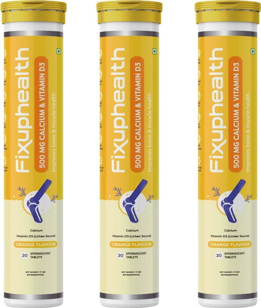FIXUPHEALTH Calcium 500mg and Vitamin D3