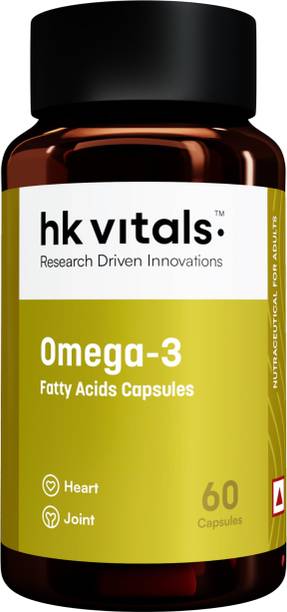 hk vitals Omega 3 | 1000mg Omega 3 with 180mg EPA & 120mg DHA