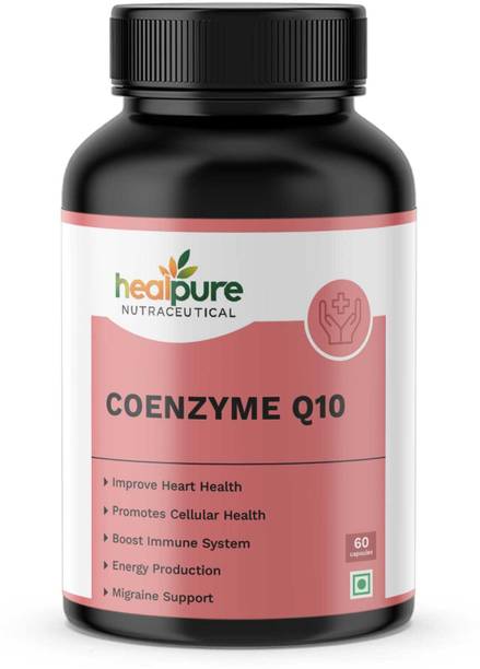 Healpure Nutraceutical Coenzyme Q10 Capsules Supports Heart Health, Energy Production