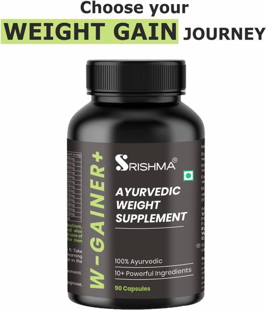 Srishma Gainer+ Ayurvedic Gain+ Weight & Mass Gainer Supplement