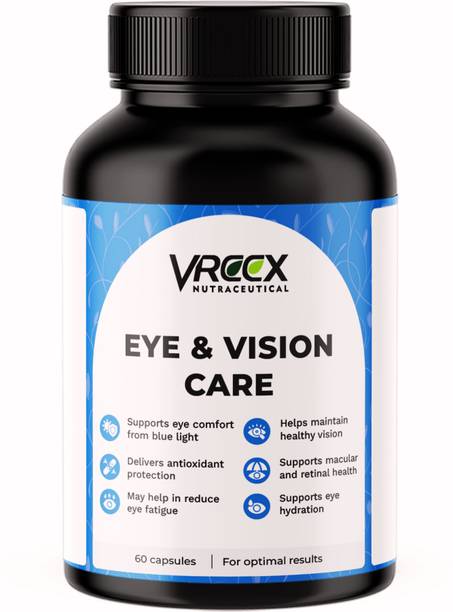 VREEX Eye & Vision Care Capsules with Lutein Astaxanthin Zeaxanthin Vitamins