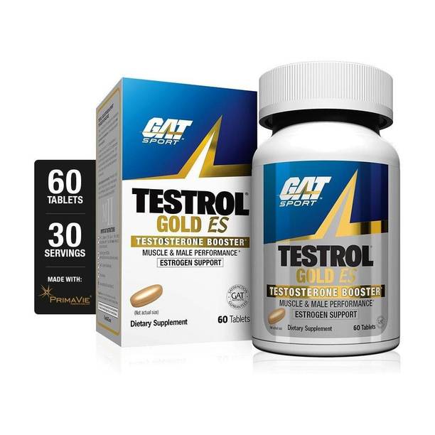 GAT SPORT TESTROL GOLD ES TESTOSTERONE BOOSTER | MUSLCE AND MALE PERFORMANCE