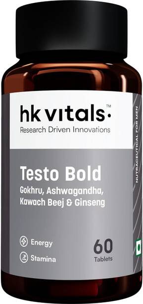 hk vitals Testo Bold | Testosterone Booster for Men| For Energy, Stamina, & Strength