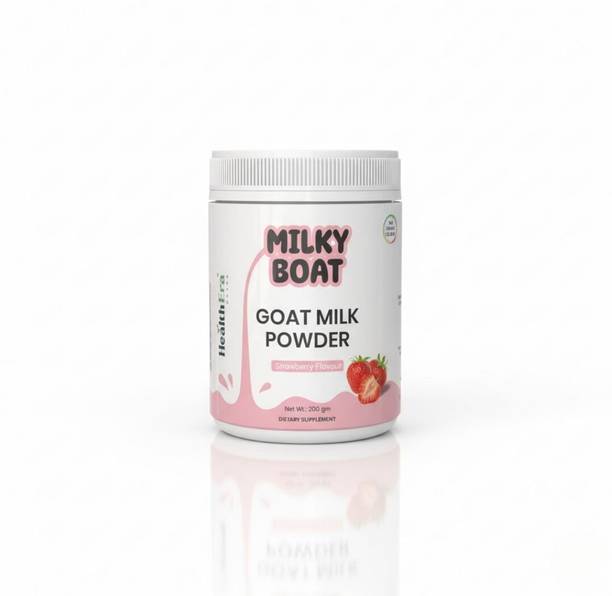 healtheranutra Goat Milk Powder Strawberry Flavour 200g