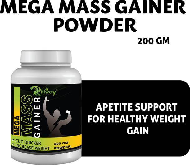 Riffway Mega Mass_ Weight Gain Powder Protein Supplement High Calorie Weight Gainer Weight Gainers/Mass Gainers