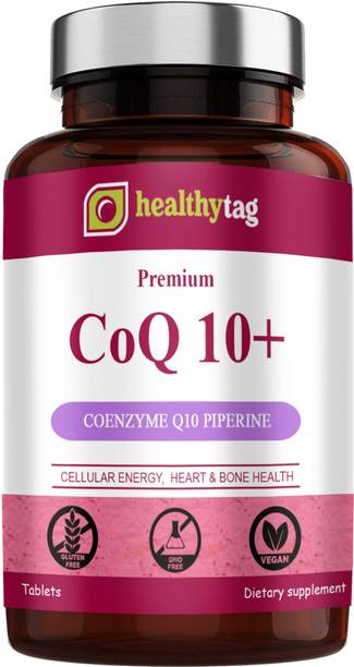 Healthy Tag 120mg Coenzyme Q10 Tablets with Piperine (K51)