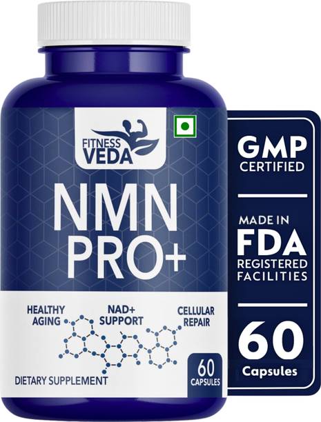 FITNESSVEDA NMN Pro + Helps to enhance energy and working capacity (300 mg)