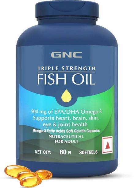 GNC Triple Strength Fish Oil - 1500 mg with 900 mg of EPA/DHA Omega 3s