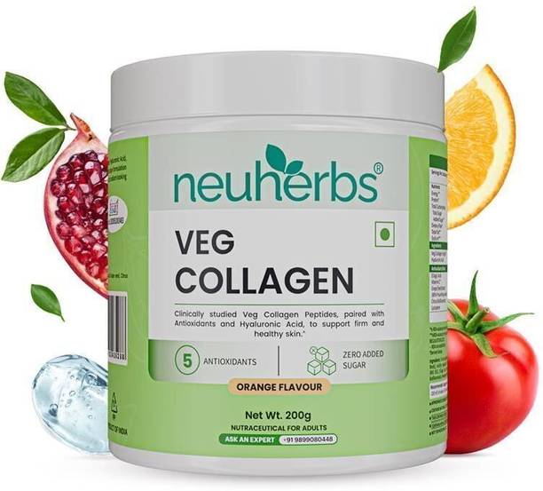 Neuherbs Veg Collagen Peptide Powder For Women & Men | Promote Skin Glow & Elasticity