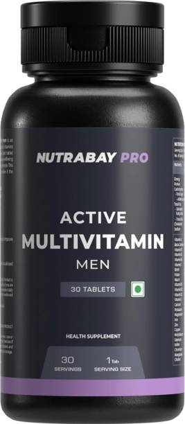 Nutrabay Pro Active Multivitamin for Men, Enhances Energy, Stamina & Immunity