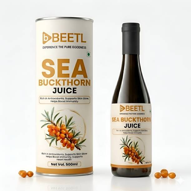 BEETL Sea Buckthorn Juice 500ml | Immunity Booster Antioxidant Vitamin C Health Drink