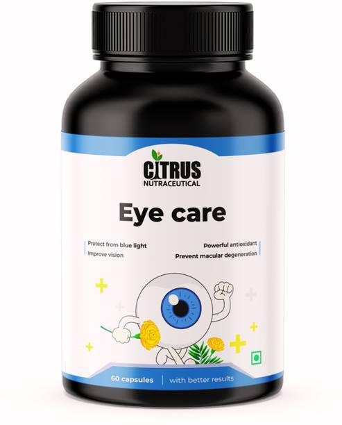 CITRUS NUTRACEUTICAL Eye Care with Lutein Astaxanthin and Zeaxanthin For Healthy Eyes and Vision