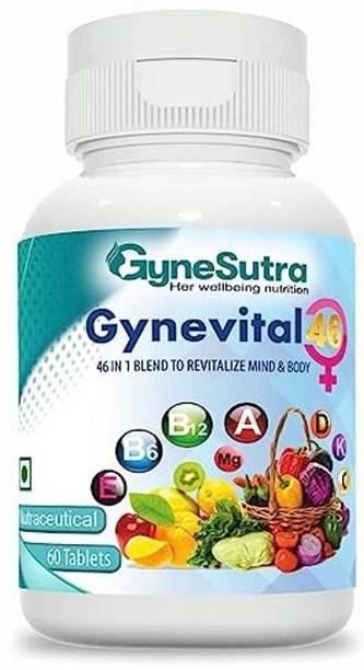 GYNESUTRA GYNEVITAL 46 Multivitamin Tablets for Men & Women blend of 46 Vitamins