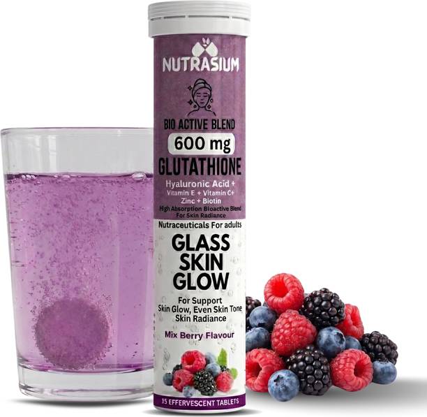NUTRASIUM Glutathione Tablet for Skin Glow & Even Skin tone, For Reduce Pigmentation