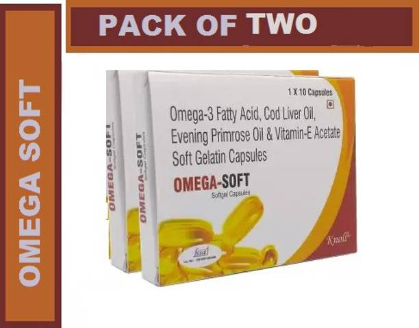 Knoll OMEGA 3 COD LIVER OIL + VITAMIN E SOFTGEL CAPSULES (2 STRIPS)