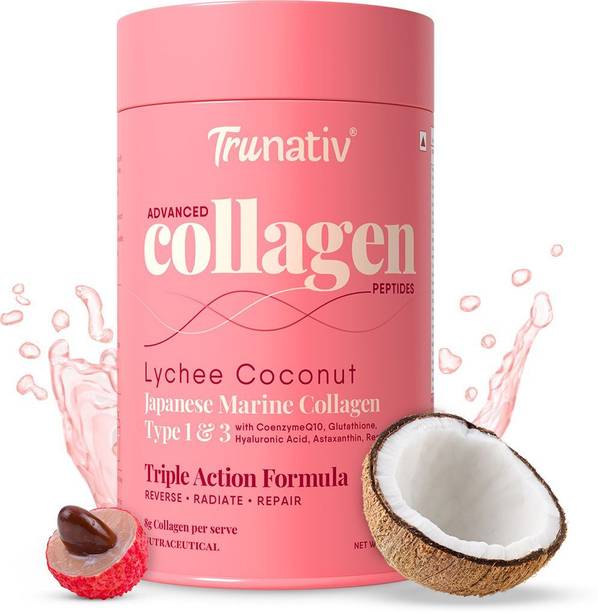 TruNativ Japanese Marine Collagen Powder for Women & Men, Supports Skin, Hair & Nails
