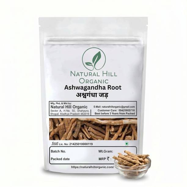 NATURAL HILL ORGANIC Ashwagandha Root-900g-Supports Everyday Balance Strength & Wellness-No Mixing