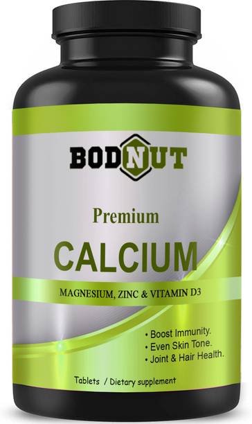 Bodnut Calcium, Magnesium, Zinc, D3 & B12 Tablets (G48)