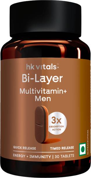 hk vitals Bi-Layer Multivitamin Plus Men | Supports Heart, Bone & Muscle Health