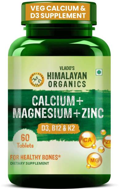 Vlado's Himalayan Organics Calcium Magnesium Zinc Vitamin D3 & B12