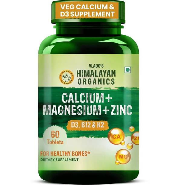 Vlado's Himalayan Organics Calcium Magnesium Zinc Vitamin D3 & B12