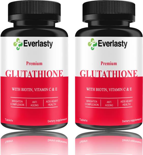 Everlasty L Glutathione Skin Lightening with Vitamin E &amp; C Tablets (D249)