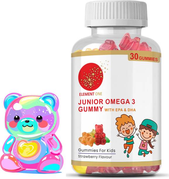 ELEMENT ONE Junior Omega 3 Fish Oil Gummy For Kids, Childrens and Adults