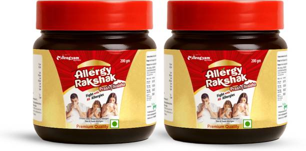 Dr.Satnam's Arogyam Ayurveda Allergy Rakshak Avaleha Immunity Booster Combo Chyawanprash Builds Strength