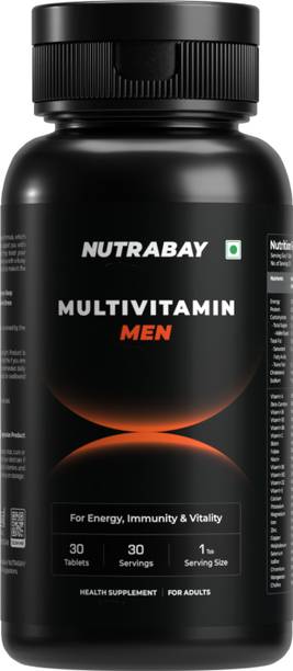 Nutrabay Pro Active Multivitamin for Men, Enhances Energy, Stamina & Immunity