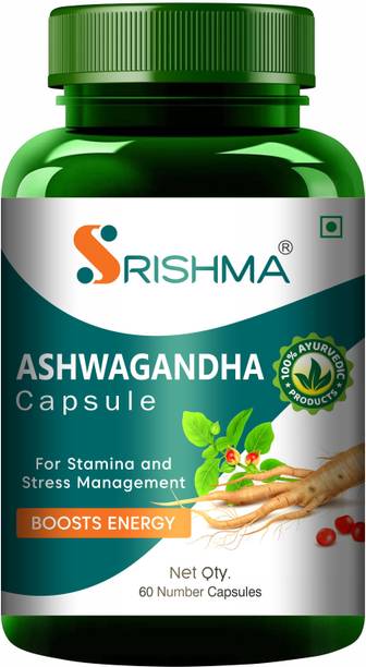Srishma Ashwagandha Capsule | Support Strength & Energy | Stress Relief