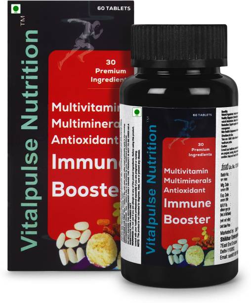 Vitalpulse Nutrition Multivitamin Immune Booster, 60 Tablets, with Antioxidants and Minerals