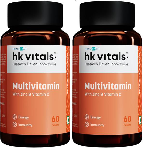 HEALTHKART HK Vitals Multivitamin Multimineral, Amino Acids, Taurine & Ginseng Extract
