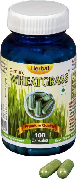 Girme's Wheatgrass Capsules - 100 Capsules