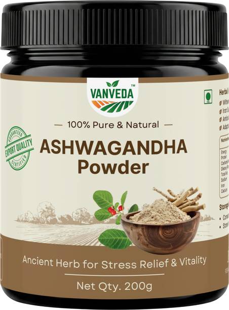 Vanveda Ashwagandha Powder | Herbal Supplement | Immunity Booster