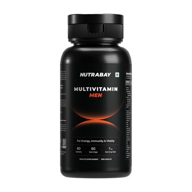 Nutrabay Pro Active Multivitamin for Men, Enhances Energy, Stamina & Immunity