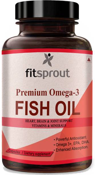 Fitsprout Fish Oil (Triple Strength) With 1000Mg Omega 3 (S101)
