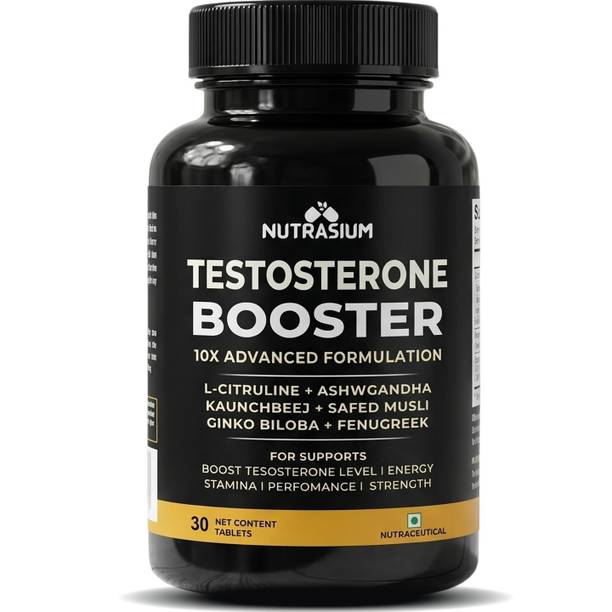 NUTRASIUM Testosterone Booster 10X Advance Formulation For Energy & Stamina
