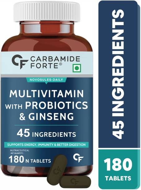 CARBAMIDE FORTE Multivitamin Tablets for Men and Women with Probiotics