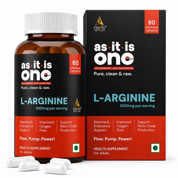 AS-IT-IS Nutrition One L-Arginine I Stamina & Endurance Support, Improved Oxygen Flow for Adults