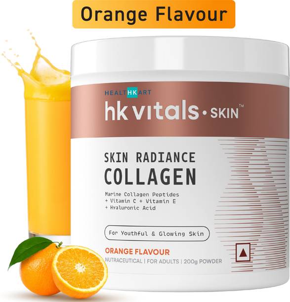 HEALTHKART hk vitals Skin Collagen Supplement with Biotin, Orange